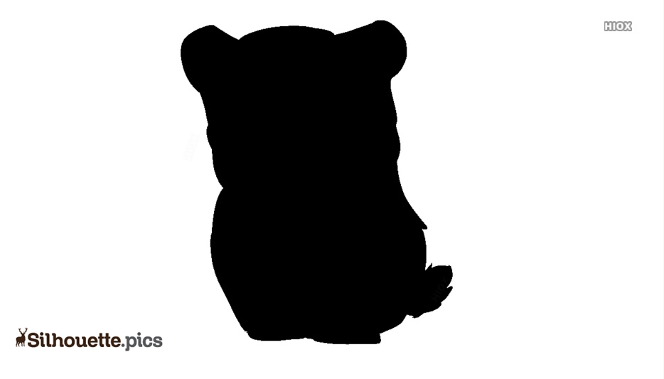 934x534 Cute Angry Bear Drawing Silhouette Silhouette Pics