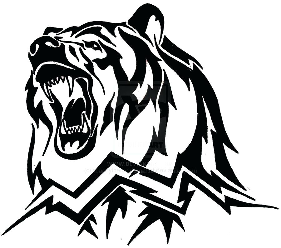 900x794 Beardrawing Gallery For Gt Native Bear Symbol Grizzly Bear Cute