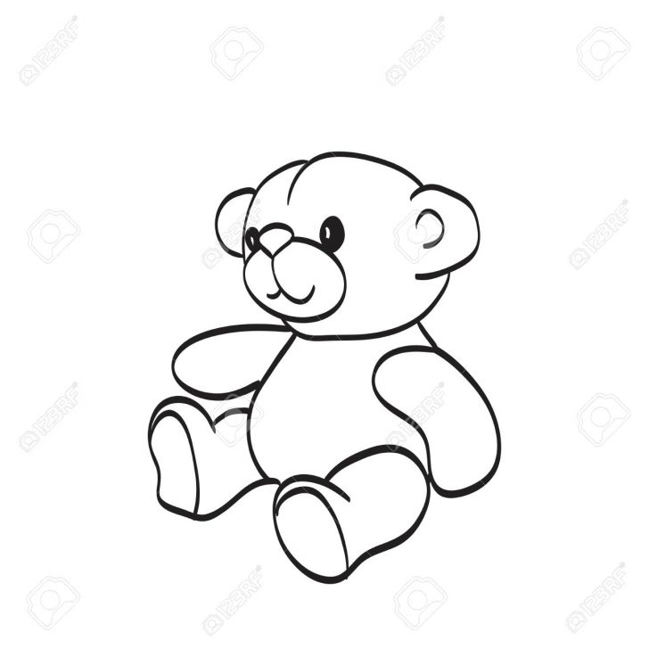 728x728 Coloring Pages Marvelous Teddy Bear Drawing Picture Inspirations