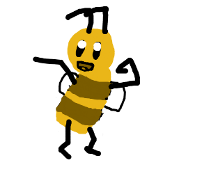 300x250 Points Until Level Draw Some Cute Bees