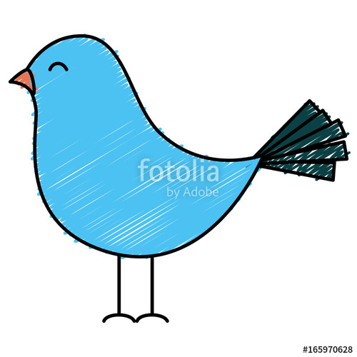 500x500 Cute Bird Drawing Icon Stock Image And Royalty Free Vector