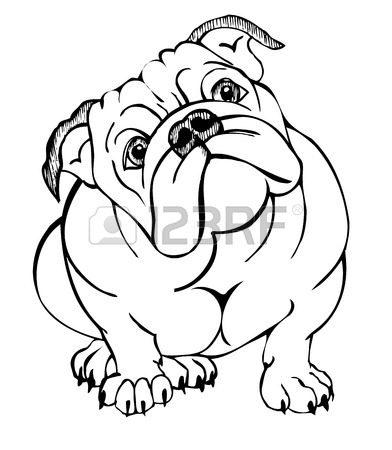 392x450 Huge Collection Of 'cute Bulldog Clipart' Download More Than