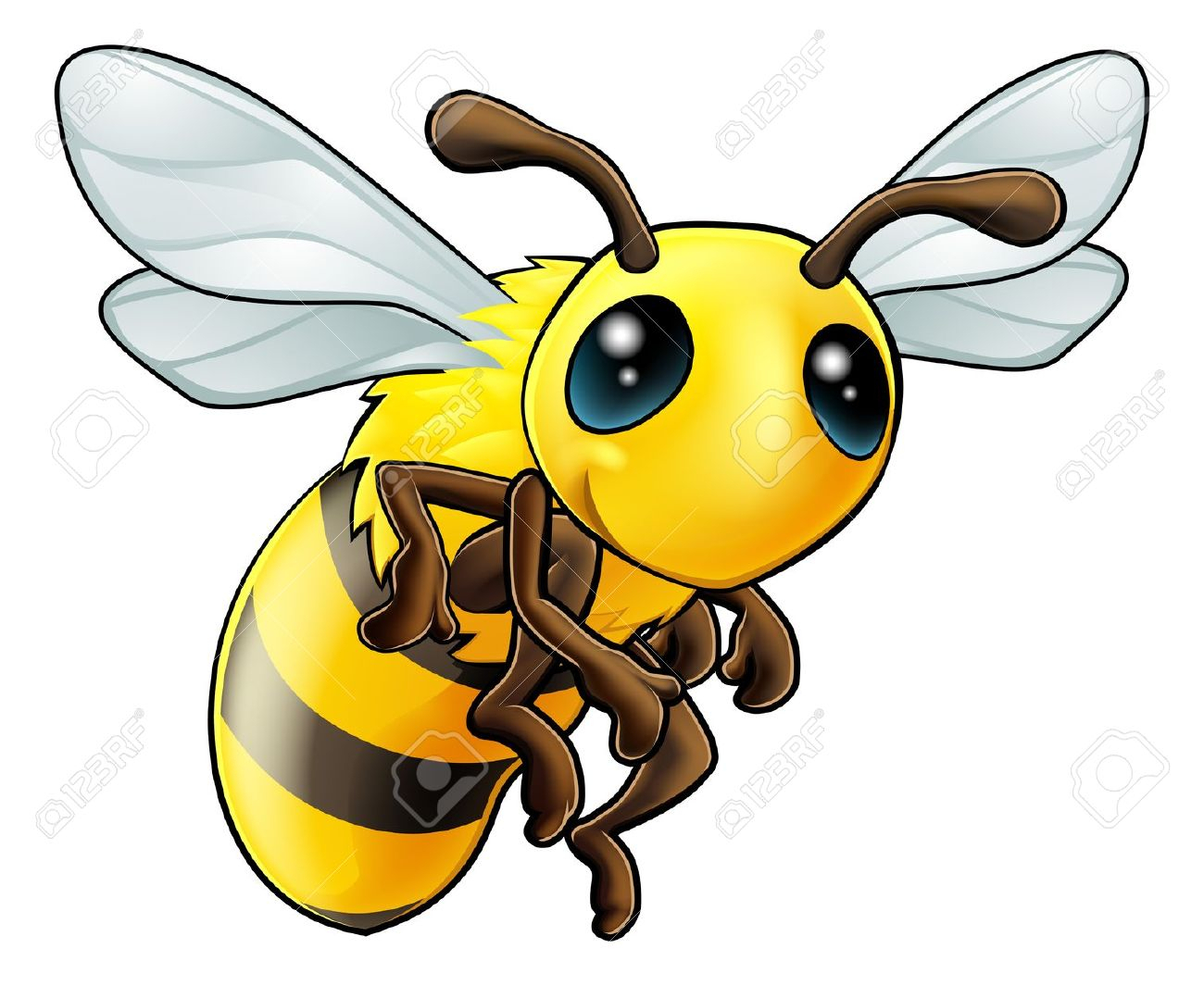 Cute Bumble Bee Drawing