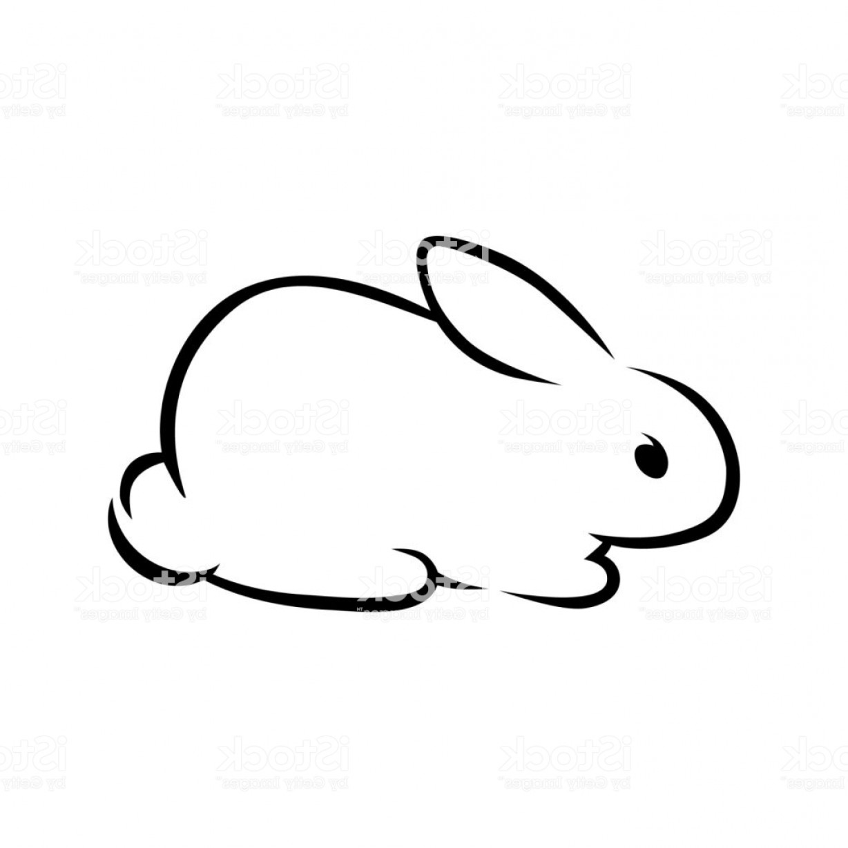 1228x1228 Cute Bunny Vector Outline Sohadacouri