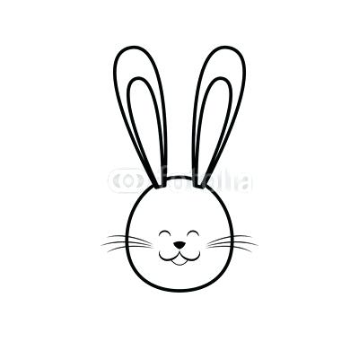 400x400 How To Draw Easter Bunny Face Zupa