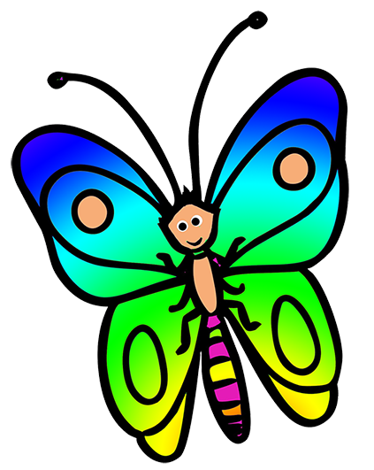 423x531 Butterfly Clipart
