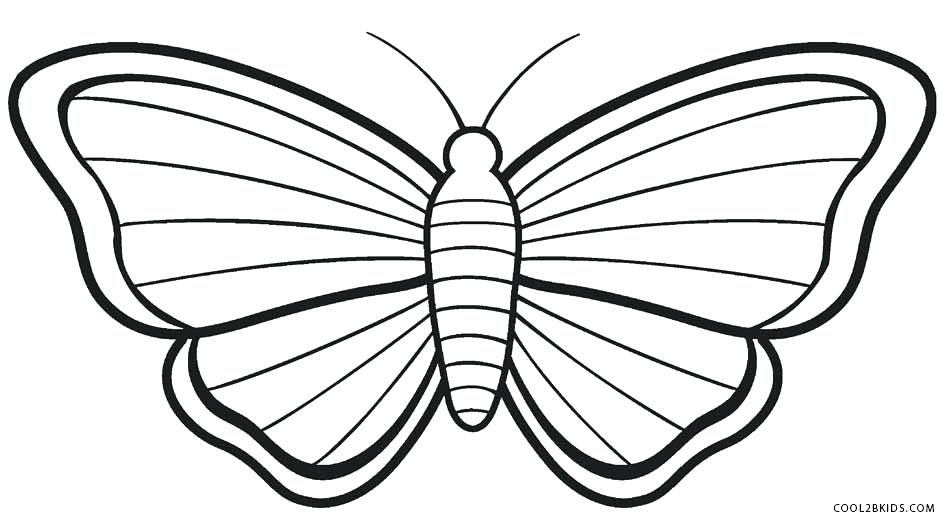 950x522 Butterfly Color Pages Cute Butterfly Coloring Pages New Butterfly