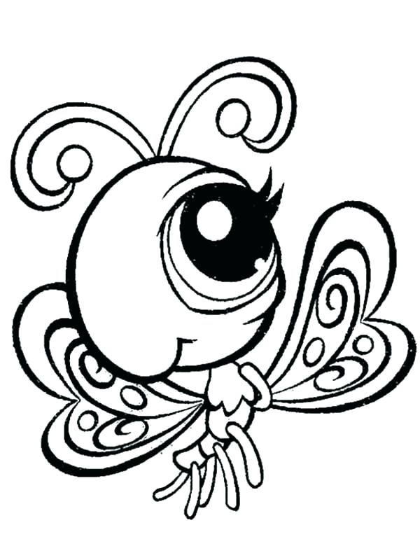 600x770 Coloring Pages Draw Butterflies Butterfly Clip Coloring