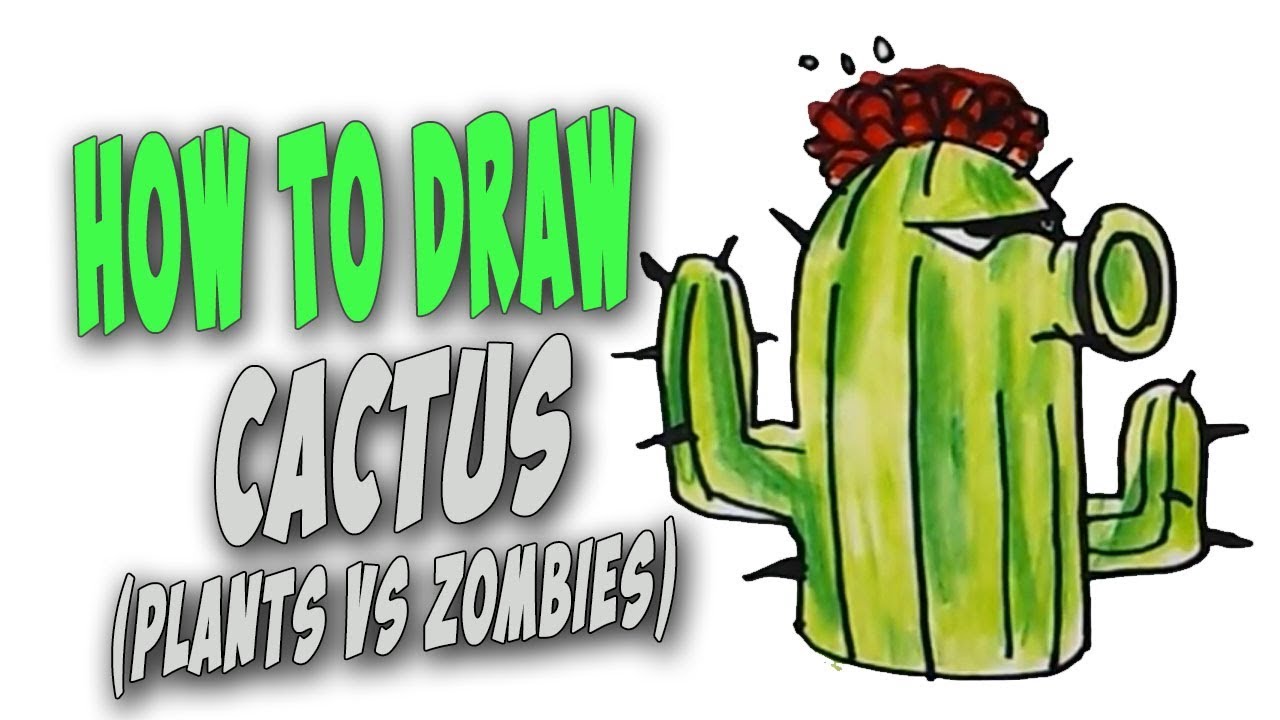 1280x720 How To Draw Cactus