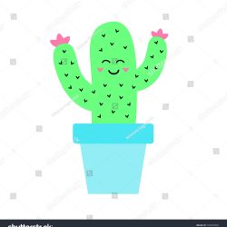 250x250 Cactus Drawing Step