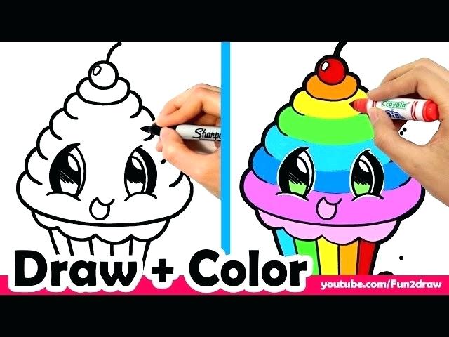 640x480 How To Draw A Cupcake Step
