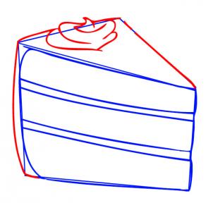 302x288 How To Draw How To Draw A Cute Cake