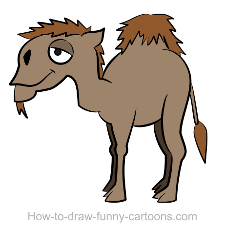461x469 Camel Drawing