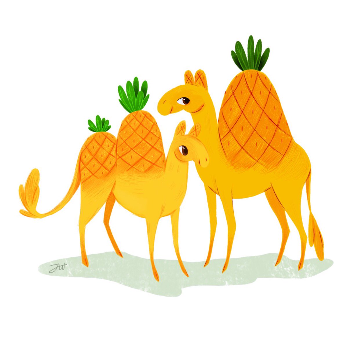 1200x1200 jackie woo on twitter recent painting of a pair of pineapple