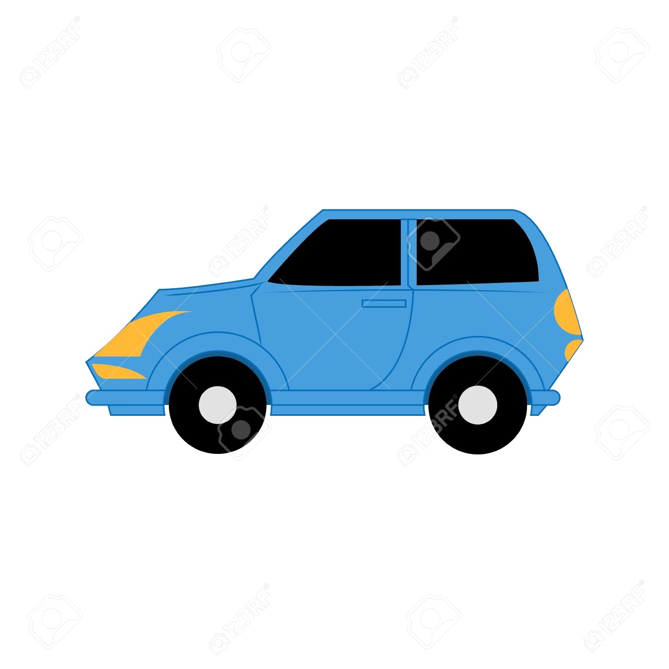 1300x1300 Cute Car Drawing Simple Cartoon