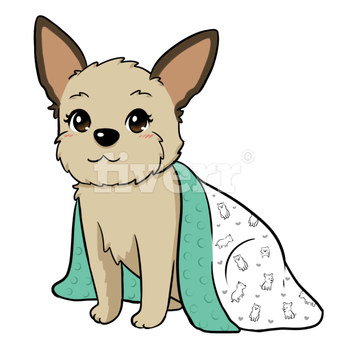 680x680 Draw Cute Dog Cartoon Illustration, Stickers, And Emojis