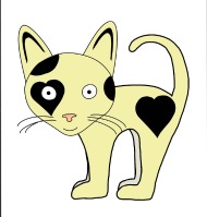 190x199 Cat Drawing Iphone Case Spreadshirt