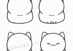 300x210 Easy Cute Cat Drawing How To Draw A Cat