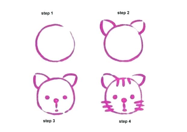 620x438 Draw Cat Step