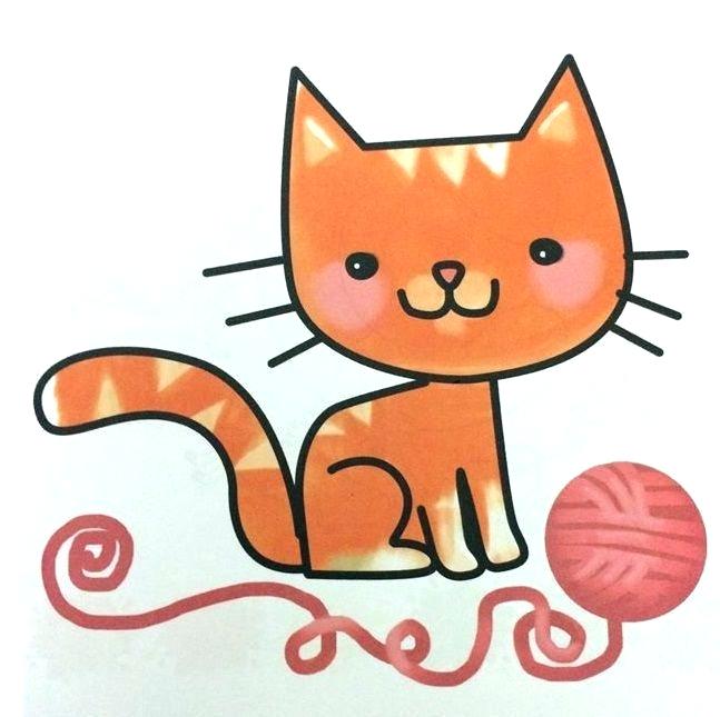 647x645 Easy Cats To Draw Cute Kitten Drawing Lesson Easy Cat For Kids