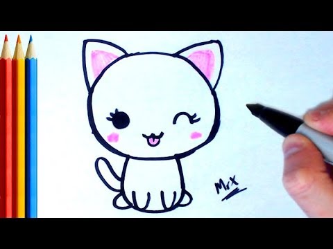 480x360 How To Draw Cute Cat
