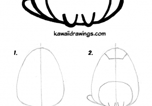 300x210 Cat Drawing Step