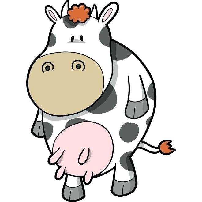 660x660 Cute Cow Drawings Funny Cow Stock Vector Cute Puppy Drawings Step