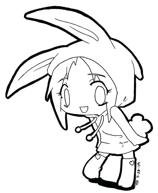 620x756 Anime Coloring Pages Chibi