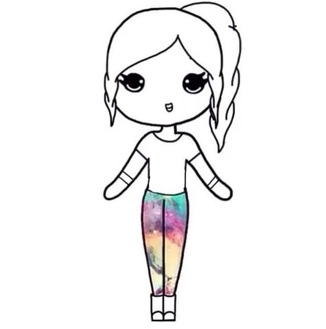 636x641 Cute Chibi Template! Plz Pin And Follow! Chibi Templates