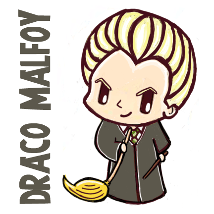 432x432 How To Draw Cute Chibi Draco Malfoy From Harry Potter With Easy