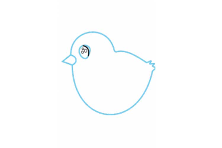 750x500 Cute Chicken Drawing Baby Chicken, Cartoon, Cute Chick