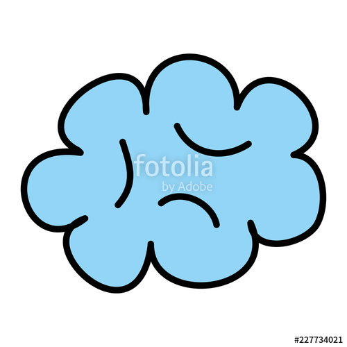 500x500 Cute Cloud Drawing Icon Stock Image And Royalty Free Vector
