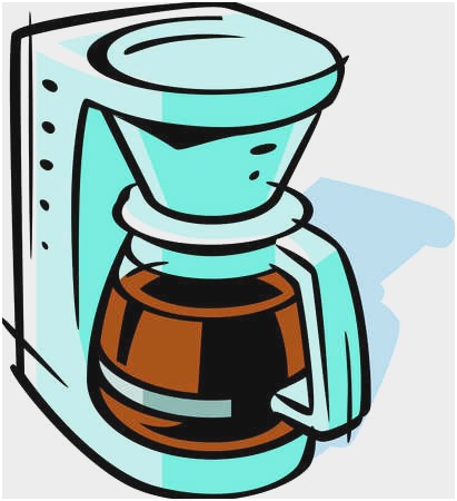 411x450 Draw Clipart Cute Stock Illustration Drawing Of A Coffee Maker