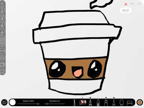 480x360 How To Draw Cute Cup Of Coffee!!!