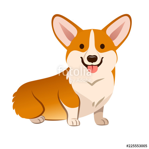 Cute Corgi Drawing | Free download on ClipArtMag