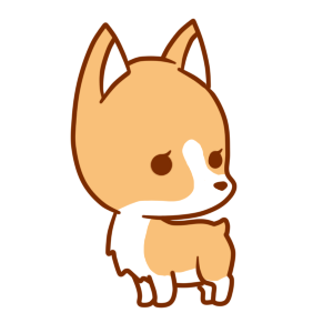 300x300 Corgi Drawing