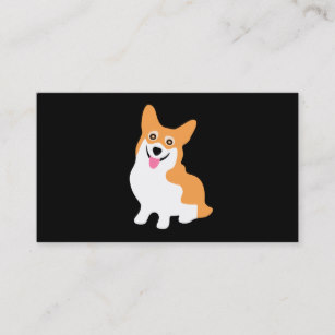 307x307 cute pembroke welsh corgi business cards profile cards zazzle ca