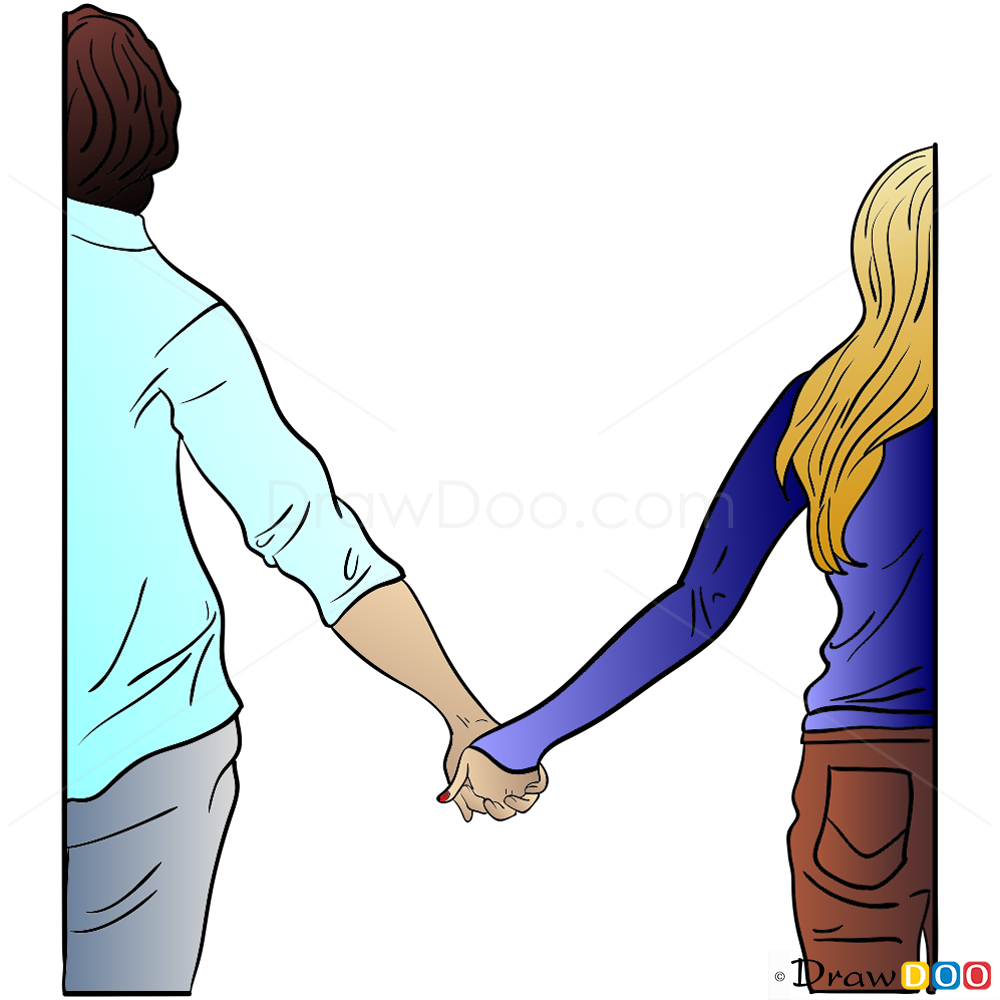 1000x1000 Cute Couple Sketches