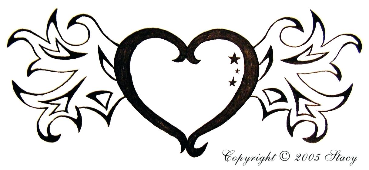 1217x562 Medium Size Of How To Draw Cute Heart Designs A Couple Drawing