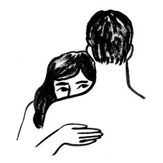 236x236 Best Hug Illustration Images In Sketches, Drawings, Art