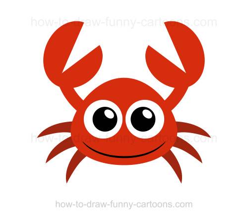 500x441 How To Draw A Crab