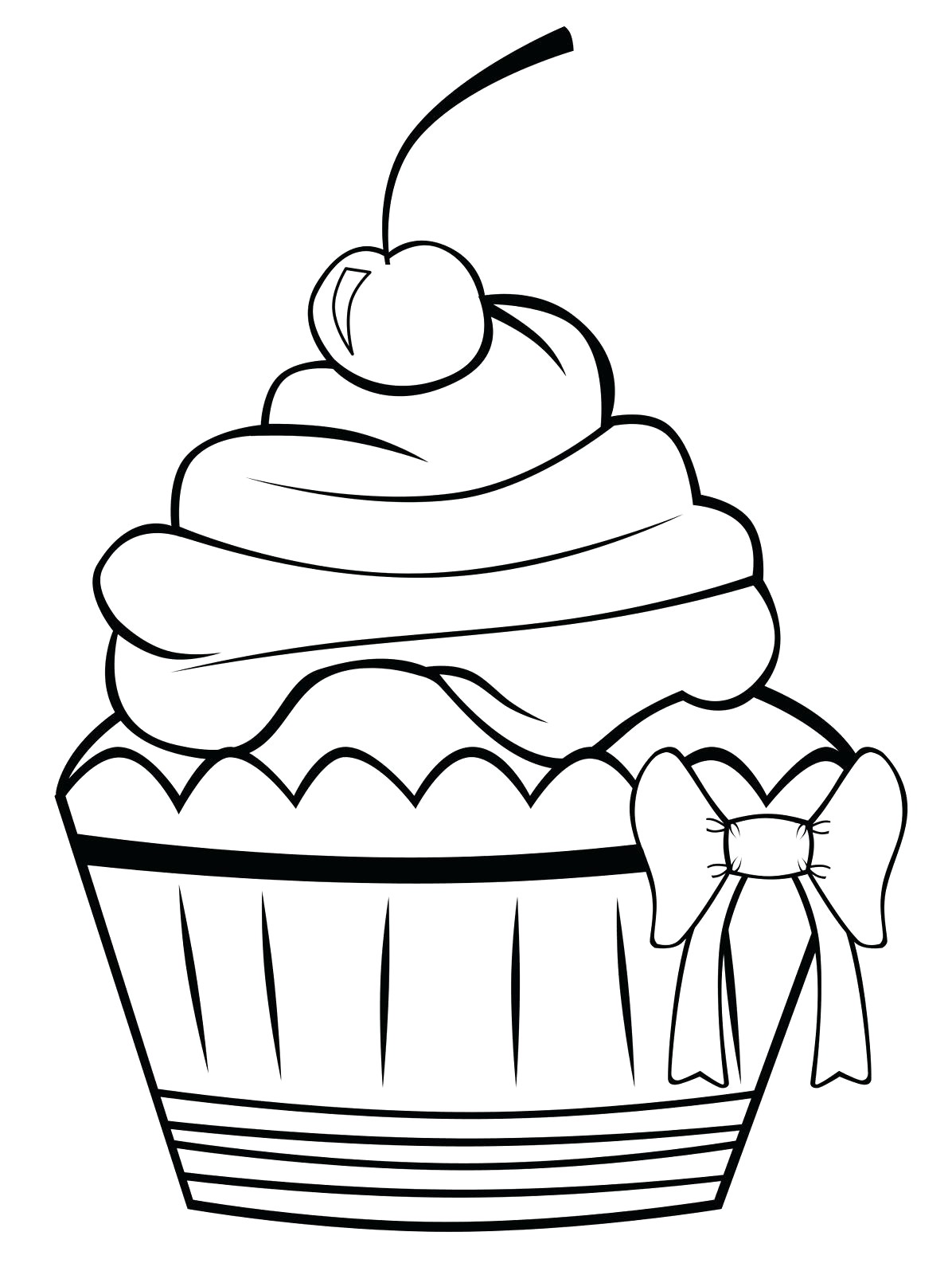 1196x1600 Cute Cupcake Coloring Pages Pictures