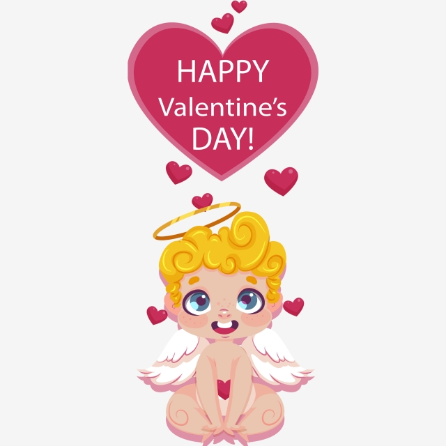 640x640 Cute Valentine's Day Angel Cupid, Angel, Love God, Love Png