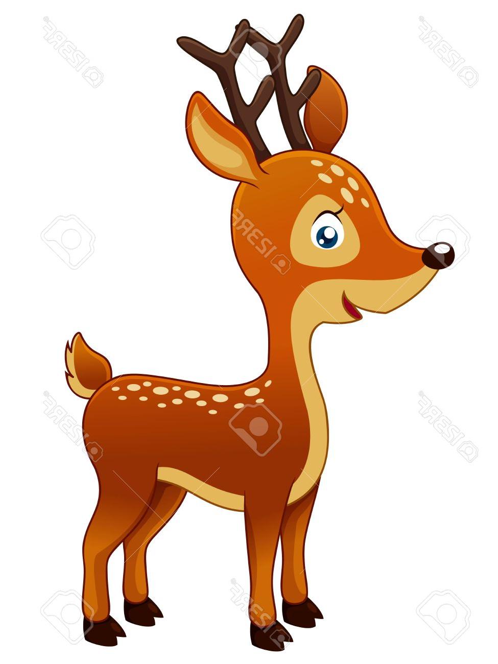 975x1300 Top Cute Cartoon Deer Drawings Vector Library Free Vector Art