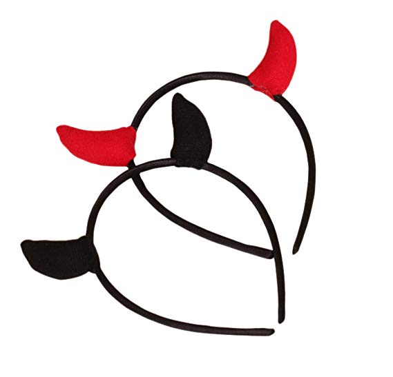 569x547 Kids Baby Children Cute Devil Horns Headband Halloween