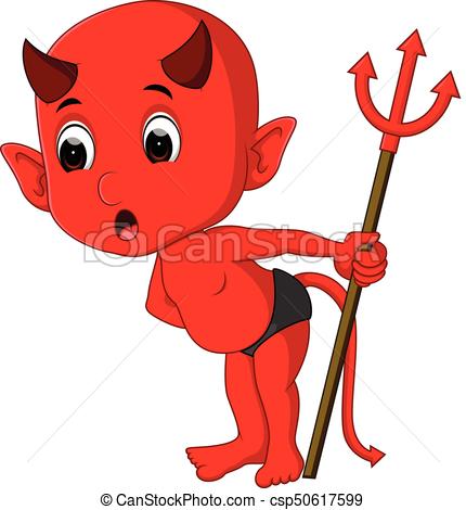 430x470 Illustration Of Cute Red Devil