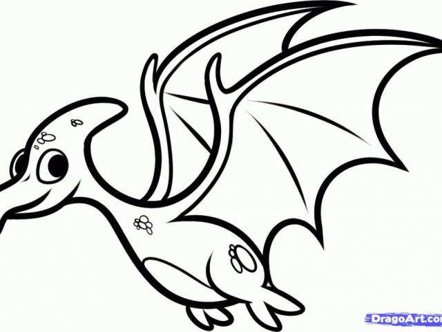 640x480 Cute Dinosaur Drawing