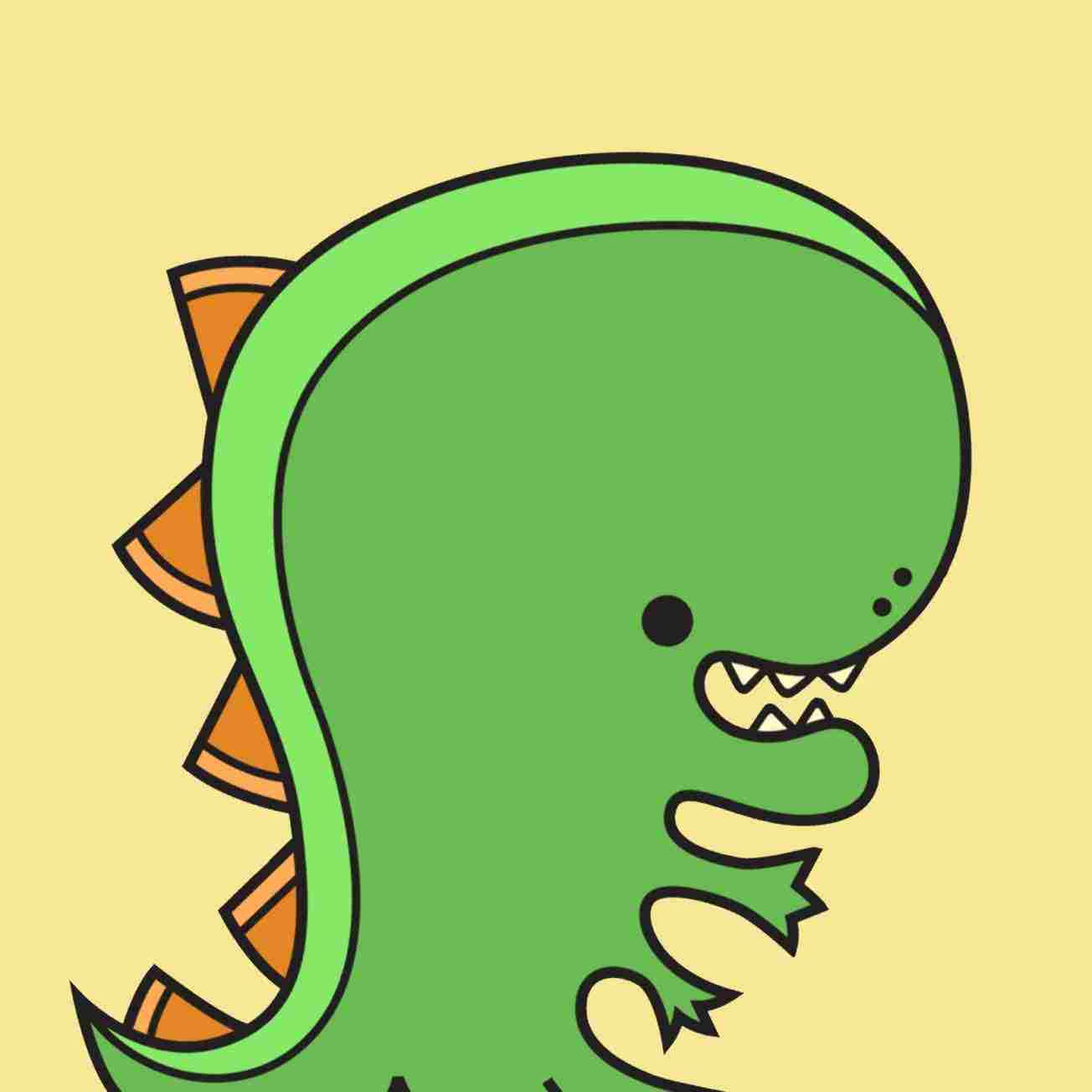 Cute Dinosaur Drawing Tumblr | Free download on ClipArtMag