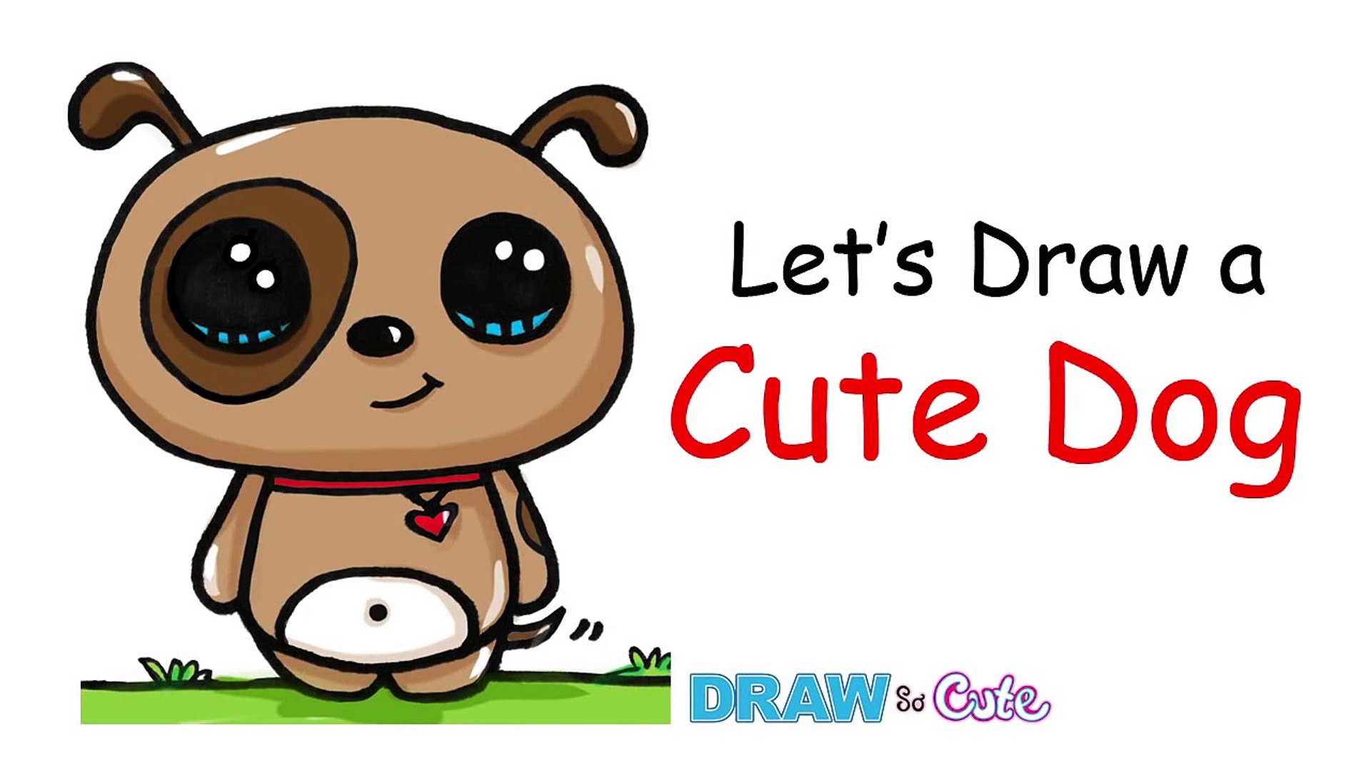 Cute Dog Cartoon Drawing | Free download on ClipArtMag