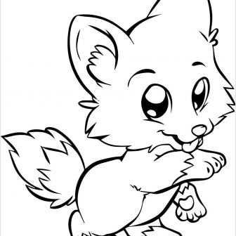 336x336 Cat And Dog Cartoon Drawing Simple Cute Free Pictures Outline